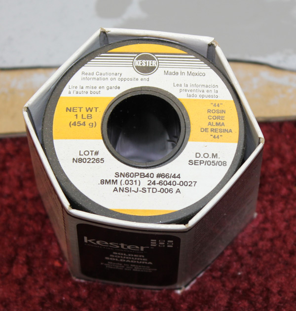 Soldering track joints